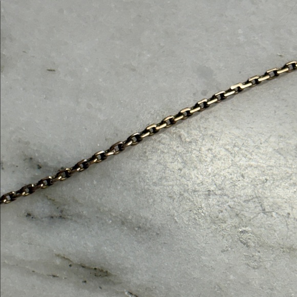 Vintage 14K Interlocking Gold Chain 24" long 8.55 grams - Picture 2 of 9